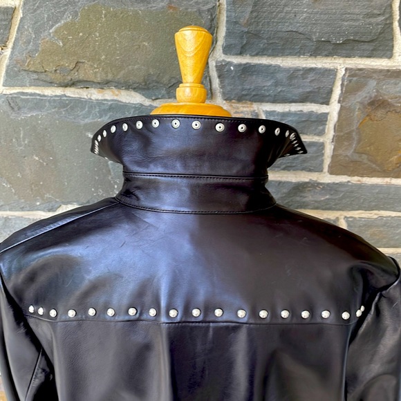 Helmet Lang Leather Studded Jacket - Picture 10 of 15